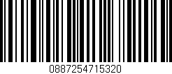 Código de barras (EAN, GTIN, SKU, ISBN): '0887254715320'