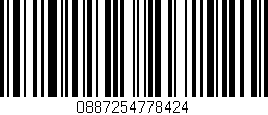 Código de barras (EAN, GTIN, SKU, ISBN): '0887254778424'