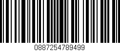 Código de barras (EAN, GTIN, SKU, ISBN): '0887254789499'