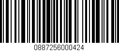 Código de barras (EAN, GTIN, SKU, ISBN): '0887256000424'