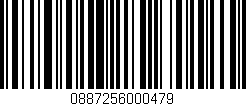 Código de barras (EAN, GTIN, SKU, ISBN): '0887256000479'