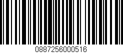 Código de barras (EAN, GTIN, SKU, ISBN): '0887256000516'