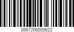 Código de barras (EAN, GTIN, SKU, ISBN): '0887256000622'