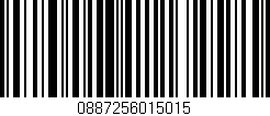 Código de barras (EAN, GTIN, SKU, ISBN): '0887256015015'