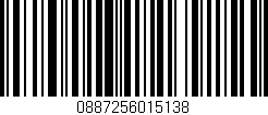 Código de barras (EAN, GTIN, SKU, ISBN): '0887256015138'