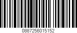 Código de barras (EAN, GTIN, SKU, ISBN): '0887256015152'