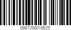Código de barras (EAN, GTIN, SKU, ISBN): '0887256019525'