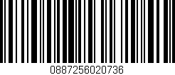 Código de barras (EAN, GTIN, SKU, ISBN): '0887256020736'