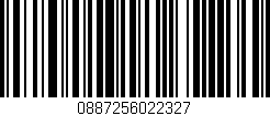 Código de barras (EAN, GTIN, SKU, ISBN): '0887256022327'