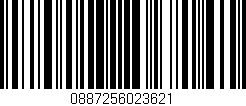 Código de barras (EAN, GTIN, SKU, ISBN): '0887256023621'