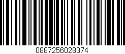 Código de barras (EAN, GTIN, SKU, ISBN): '0887256028374'