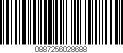 Código de barras (EAN, GTIN, SKU, ISBN): '0887256028688'