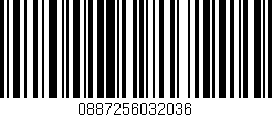 Código de barras (EAN, GTIN, SKU, ISBN): '0887256032036'
