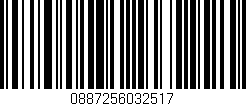 Código de barras (EAN, GTIN, SKU, ISBN): '0887256032517'
