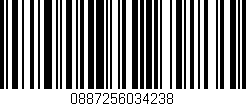 Código de barras (EAN, GTIN, SKU, ISBN): '0887256034238'