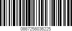 Código de barras (EAN, GTIN, SKU, ISBN): '0887256036225'