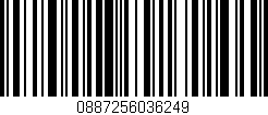 Código de barras (EAN, GTIN, SKU, ISBN): '0887256036249'