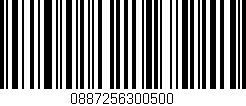Código de barras (EAN, GTIN, SKU, ISBN): '0887256300500'