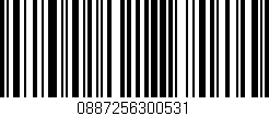 Código de barras (EAN, GTIN, SKU, ISBN): '0887256300531'