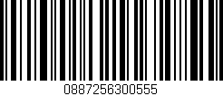 Código de barras (EAN, GTIN, SKU, ISBN): '0887256300555'