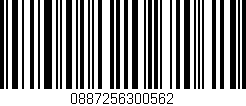 Código de barras (EAN, GTIN, SKU, ISBN): '0887256300562'