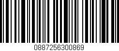 Código de barras (EAN, GTIN, SKU, ISBN): '0887256300869'