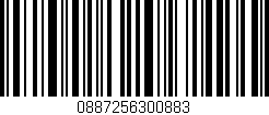 Código de barras (EAN, GTIN, SKU, ISBN): '0887256300883'