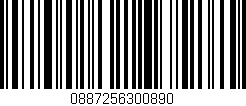 Código de barras (EAN, GTIN, SKU, ISBN): '0887256300890'