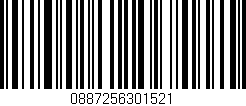 Código de barras (EAN, GTIN, SKU, ISBN): '0887256301521'