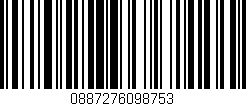 Código de barras (EAN, GTIN, SKU, ISBN): '0887276098753'