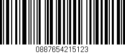 Código de barras (EAN, GTIN, SKU, ISBN): '0887654215123'