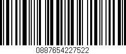 Código de barras (EAN, GTIN, SKU, ISBN): '0887654227522'
