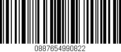 Código de barras (EAN, GTIN, SKU, ISBN): '0887654990822'