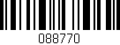 Código de barras (EAN, GTIN, SKU, ISBN): '088770'