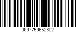 Código de barras (EAN, GTIN, SKU, ISBN): '0887758652602'