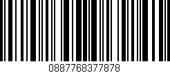 Código de barras (EAN, GTIN, SKU, ISBN): '0887768377878'