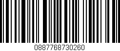 Código de barras (EAN, GTIN, SKU, ISBN): '0887768730260'
