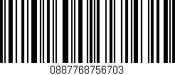 Código de barras (EAN, GTIN, SKU, ISBN): '0887768756703'