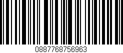 Código de barras (EAN, GTIN, SKU, ISBN): '0887768756963'