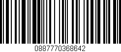 Código de barras (EAN, GTIN, SKU, ISBN): '0887770368642'