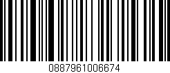 Código de barras (EAN, GTIN, SKU, ISBN): '0887961006674'