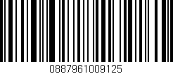 Código de barras (EAN, GTIN, SKU, ISBN): '0887961009125'