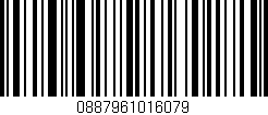 Código de barras (EAN, GTIN, SKU, ISBN): '0887961016079'