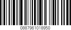 Código de barras (EAN, GTIN, SKU, ISBN): '0887961018950'