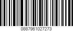 Código de barras (EAN, GTIN, SKU, ISBN): '0887961027273'