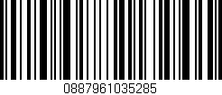 Código de barras (EAN, GTIN, SKU, ISBN): '0887961035285'