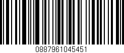 Código de barras (EAN, GTIN, SKU, ISBN): '0887961045451'