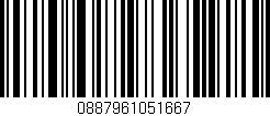Código de barras (EAN, GTIN, SKU, ISBN): '0887961051667'