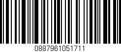 Código de barras (EAN, GTIN, SKU, ISBN): '0887961051711'