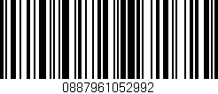 Código de barras (EAN, GTIN, SKU, ISBN): '0887961052992'